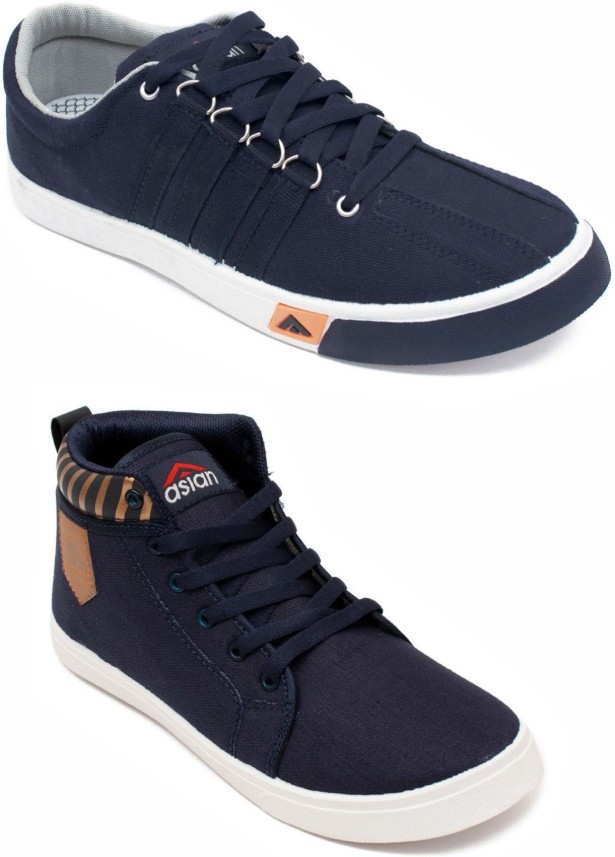 asian sneakers blue casual shoes