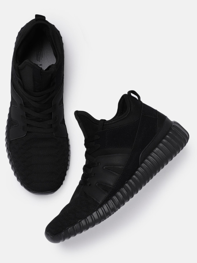 hrx by hrithik roshan black running shoes