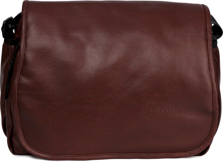 f gear leather bag