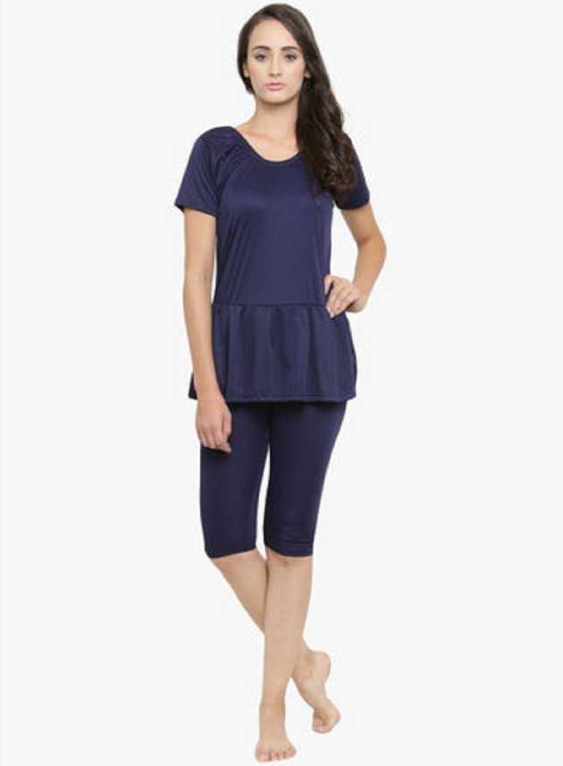 SPORT FROCK STYLE ATTACHED LEGGY LADIES / GIRL' Solid Women Swimsuit - Buy  SPORT FROCK STYLE ATTACHED LEGGY LADIES / GIRL' Solid Women Swimsuit Online  at Best Prices in India | Flipkart.com