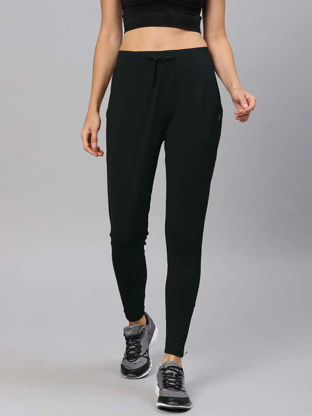 hrx solid women's track pants