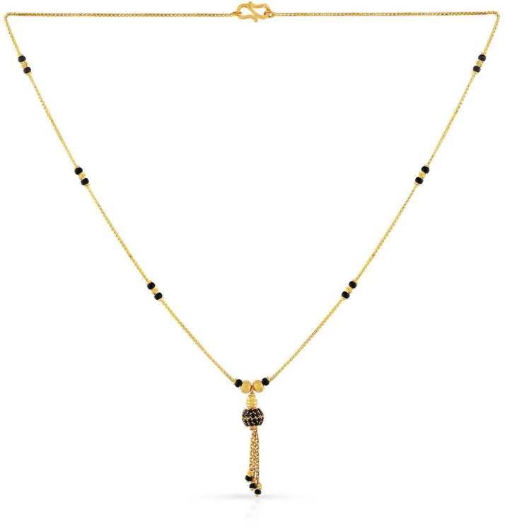 Malabar Gold Diamonds Mssky0037 22kt Beads Yellow Gold Mangalsutra Tanmaniya Price In India Buy Malabar Gold Diamonds Mssky0037 22kt Beads Yellow Gold Mangalsutra Tanmaniya Online At Flipkart Com