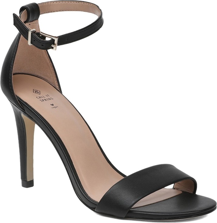 Call It Spring Women Black Heels - Buy 