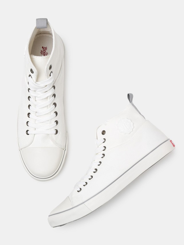 roadster white canvas shoes