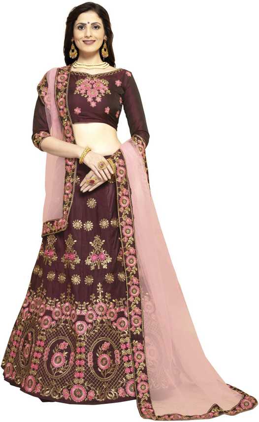 Jay Bajrang Fashion Embroidered Semi Stitched Lehenga Choli Jay Bajrang Fashion Embroidered Semi Stitched Lehenga Choli