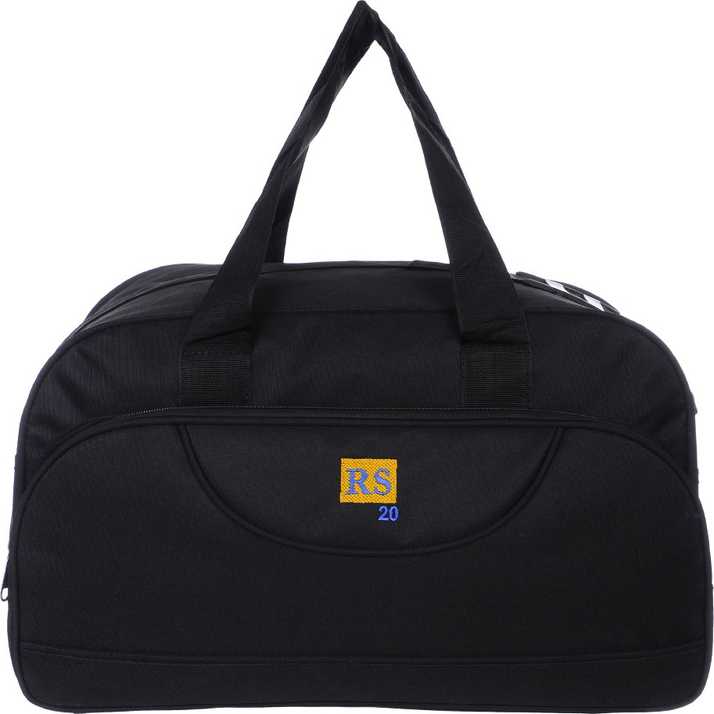 Rs Famous Waterproof Polyester Lightweight Cabin Size Bag Black