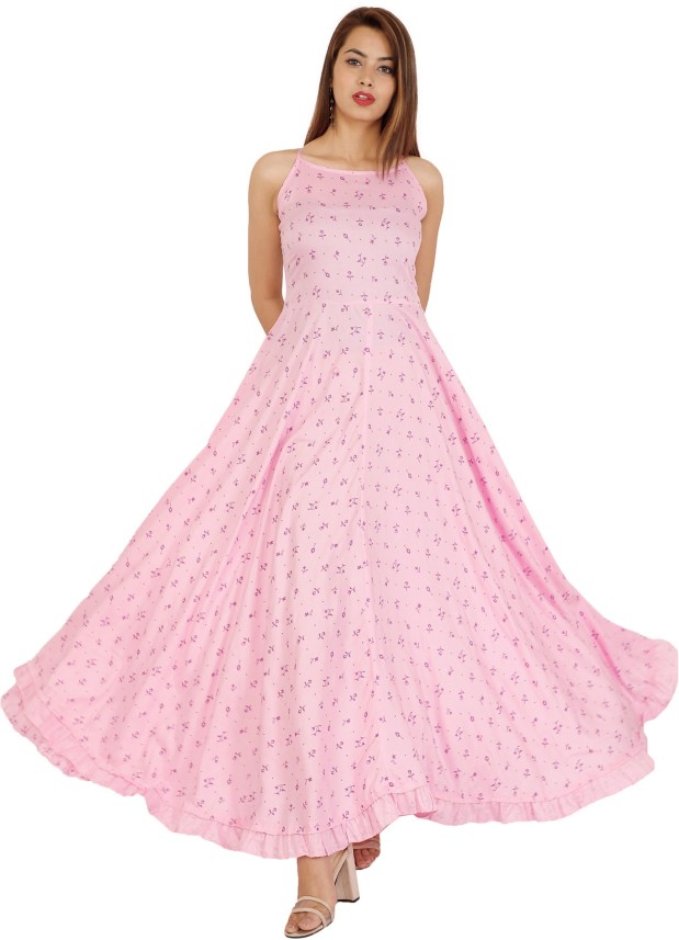 pink gown flipkart