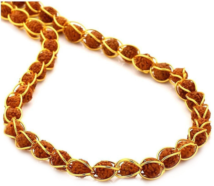 MORMUKUT Rudraksha Mala with Beautiful 