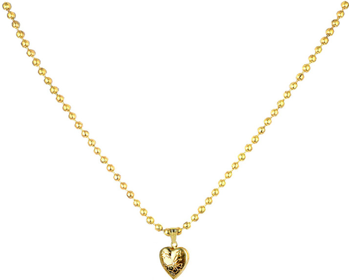 Chain Gold-plated Brass Pendant 
