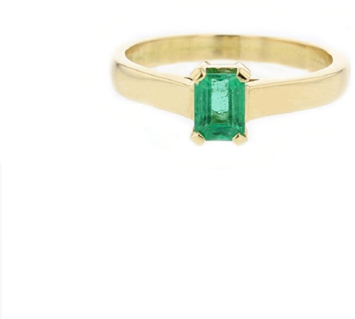 CEYLONMINE Emerald Ring With Certified 
