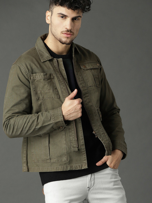 roadster olive green jacket
