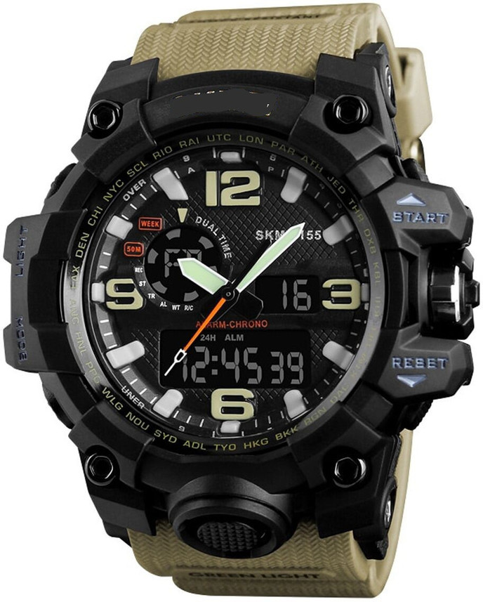 skmei world time watch