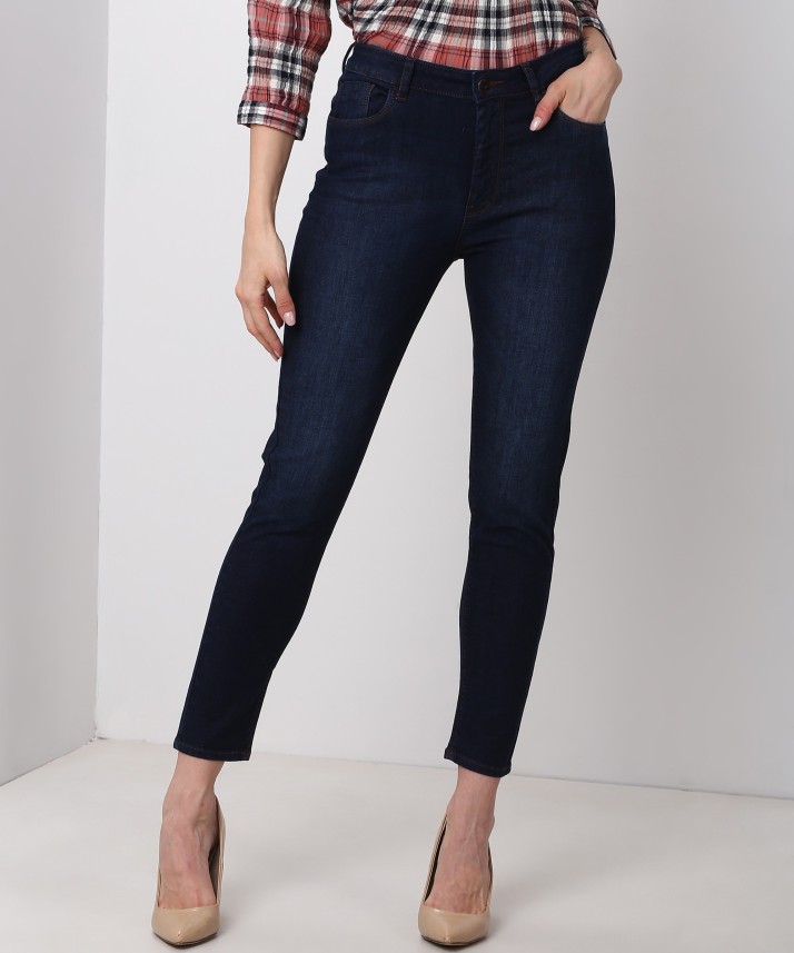 flying machine skinny women blue jeans