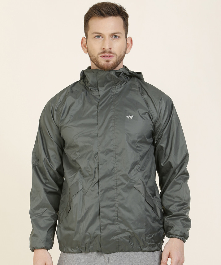 wildcraft solid men's raincoat