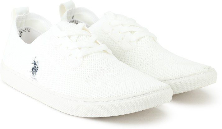 uspa white sneakers