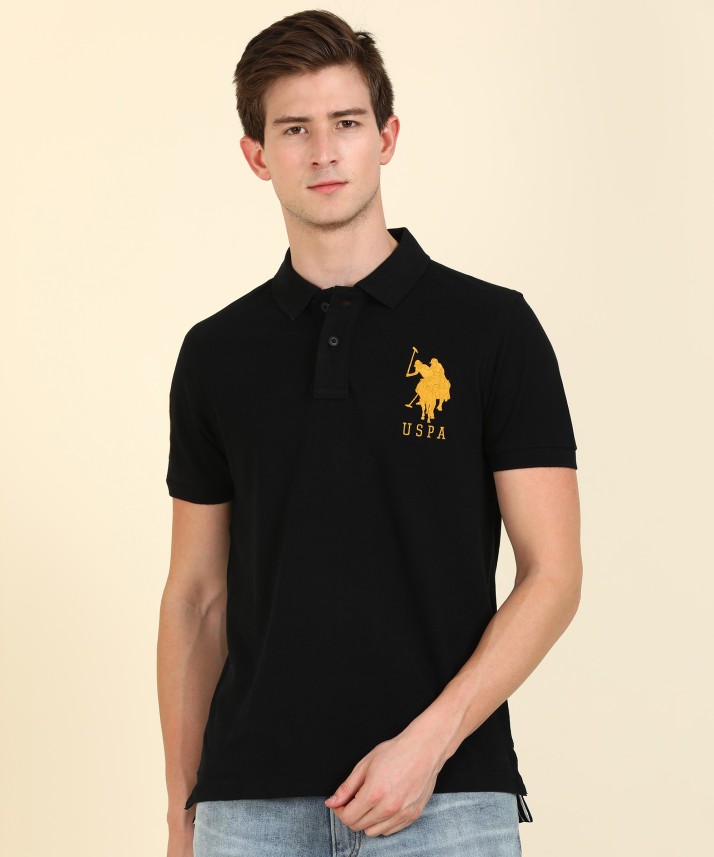 us polo black t shirt price