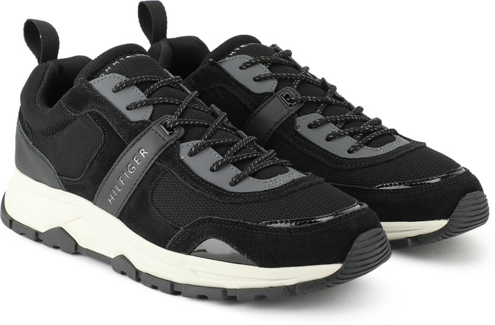 tommy hilfiger fashion mix sneaker in black