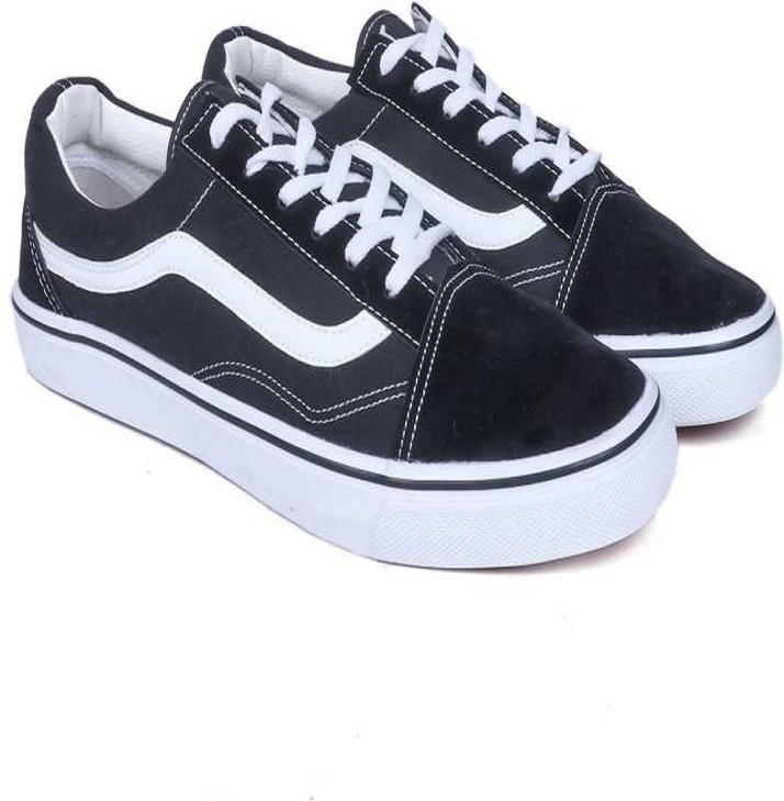 vans old skool black flipkart