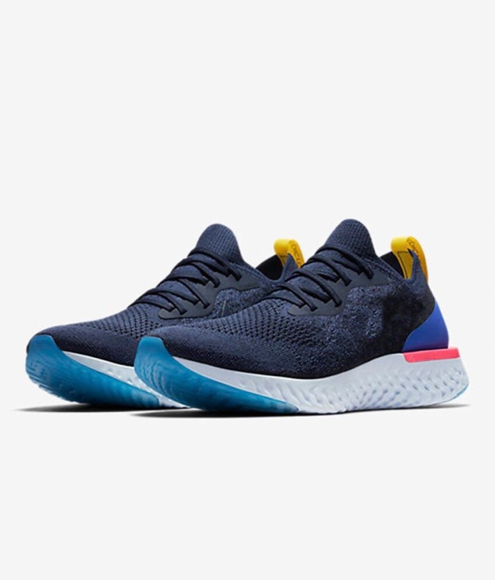 nike epic react blue shoes