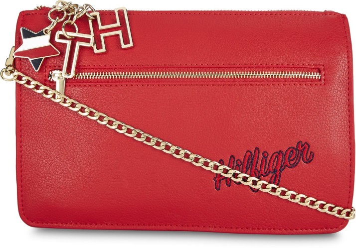 tommy hilfiger purse red