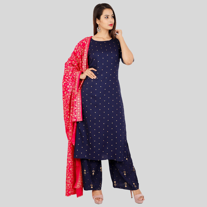 Palazzo set with dupatta flipkart Clearance