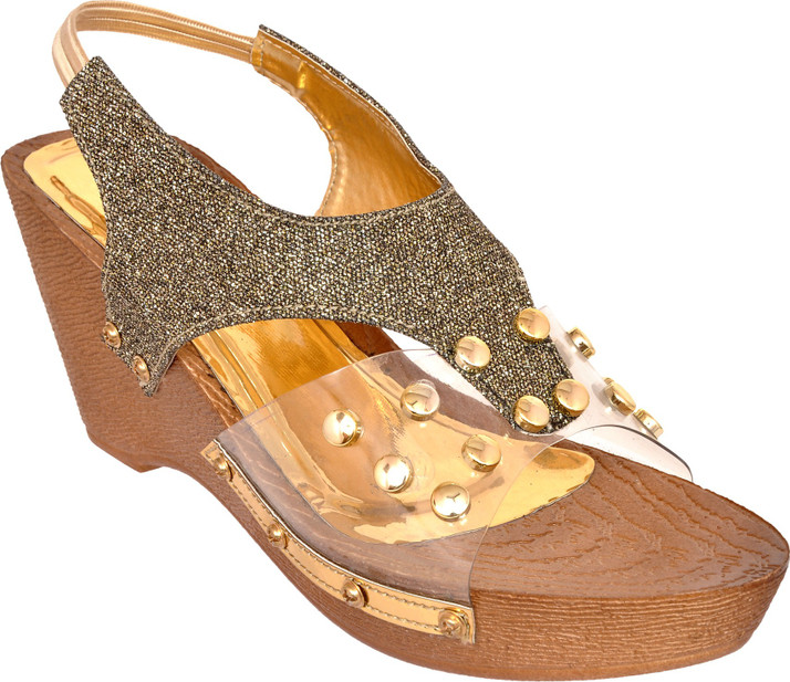 cheap gold wedges