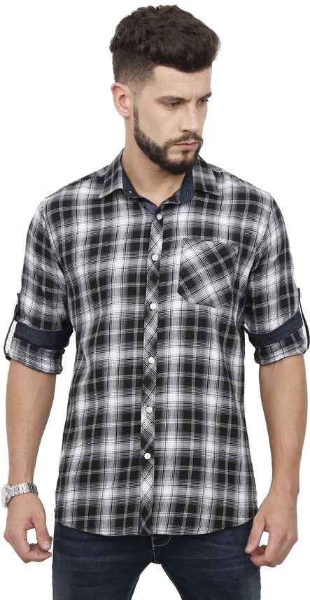 Rope Men Checkered Casual Multicolor 