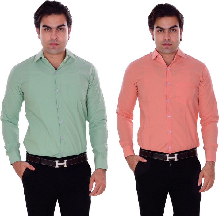 light orange formal shirt