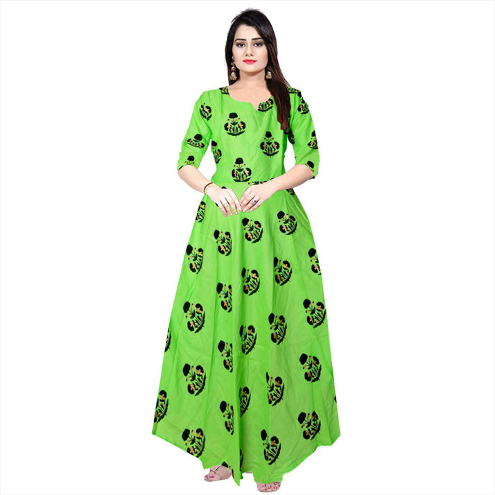 flipkart cotton anarkali dresses