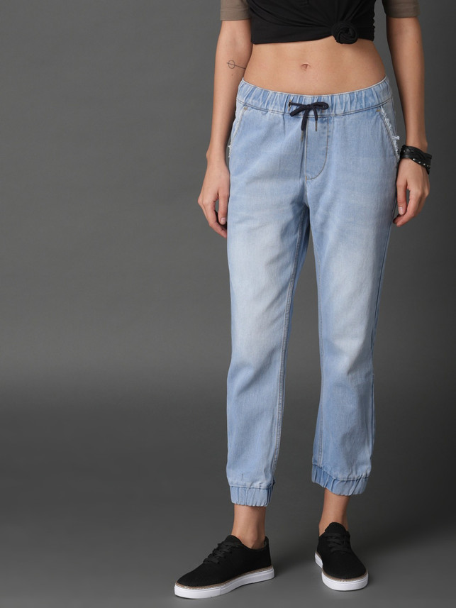 joggers jeans for womens flipkart