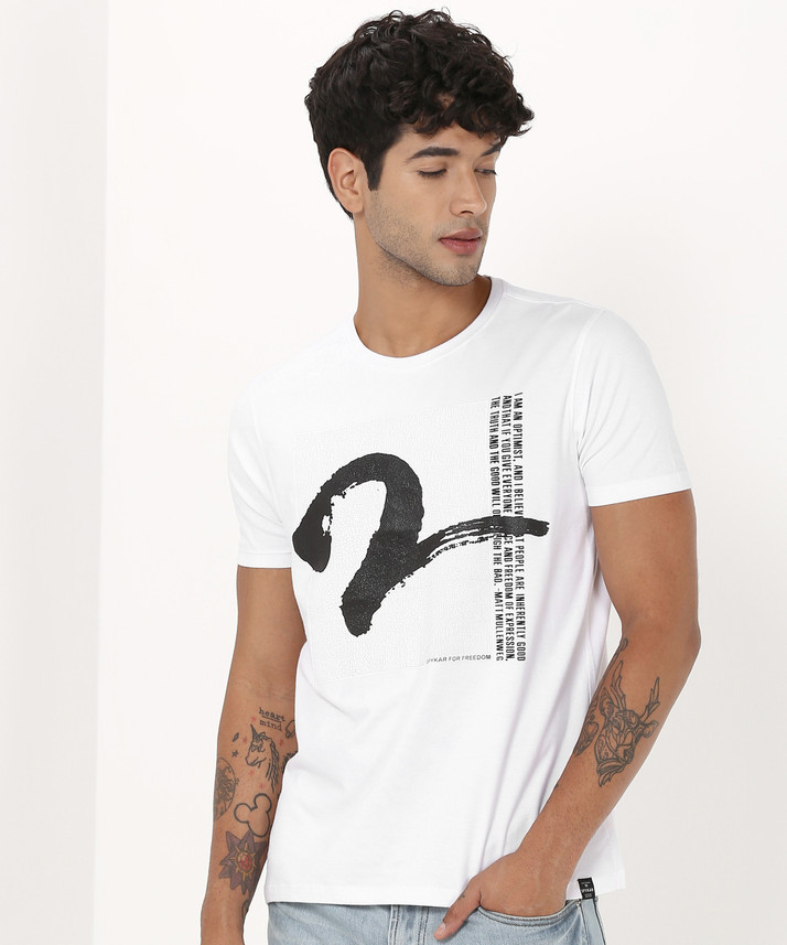 spykar t shirts flipkart