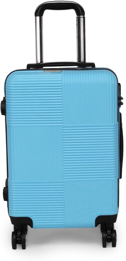 sky blue trolley bag