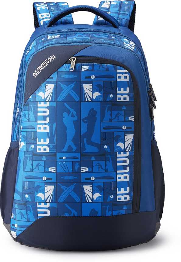 American Tourister Play4blue 28 L Backpack Blue Price In India Flipkart Com