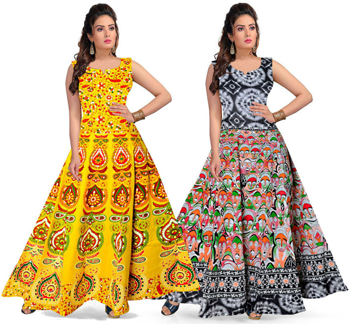 flipkart cotton anarkali dresses