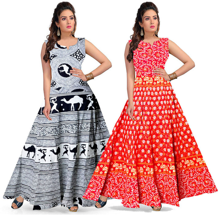 cotton gown on flipkart