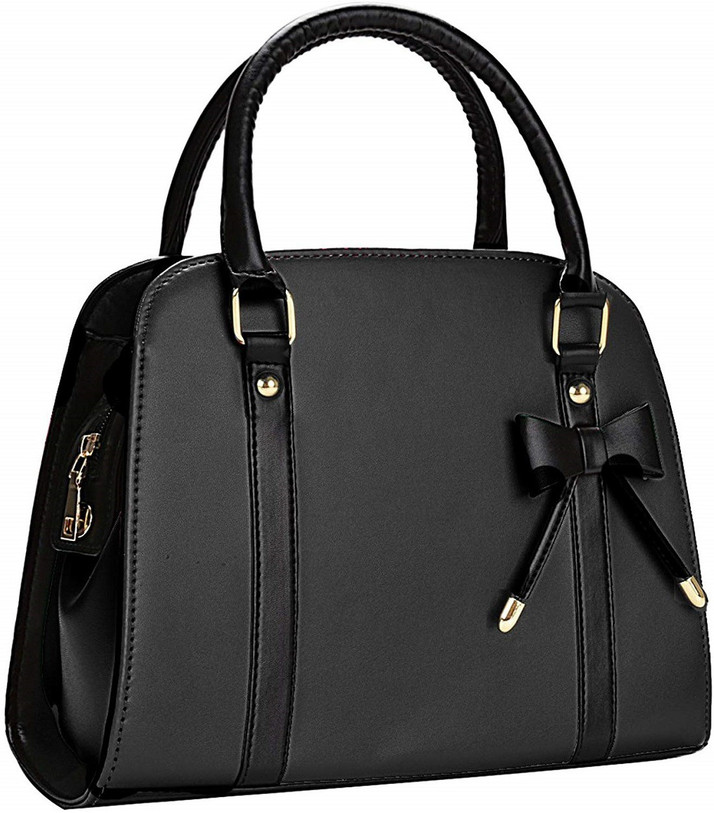 ladies black messenger bag