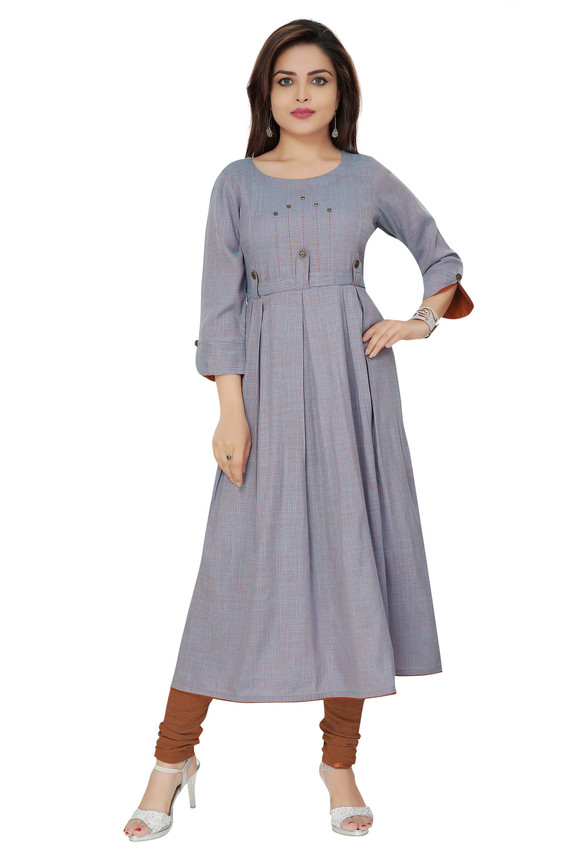 a shape kurti designs