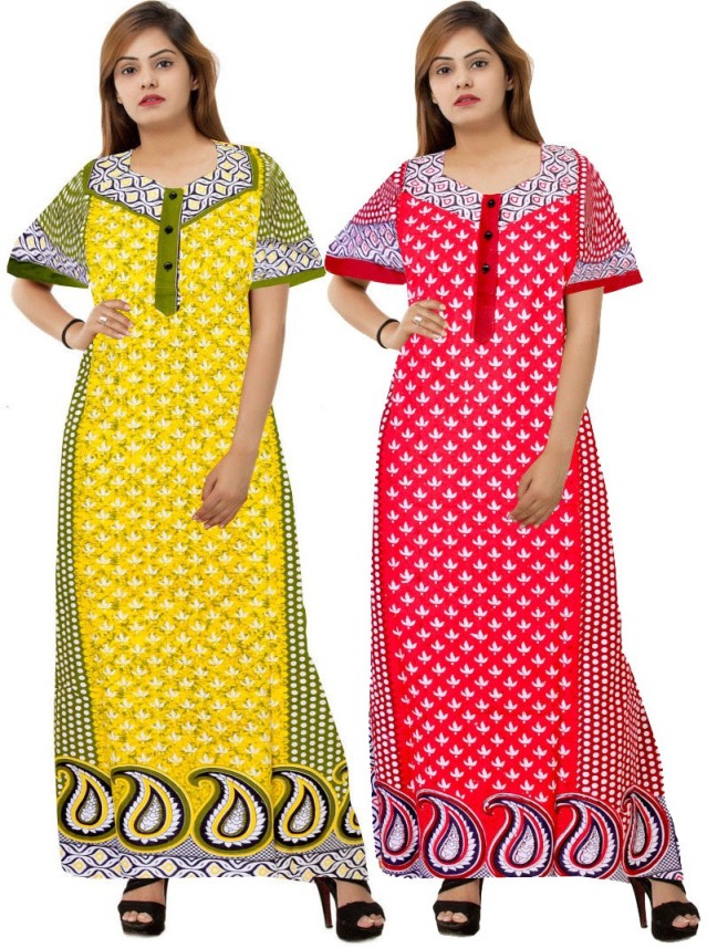 flipkart ladies cotton nighties