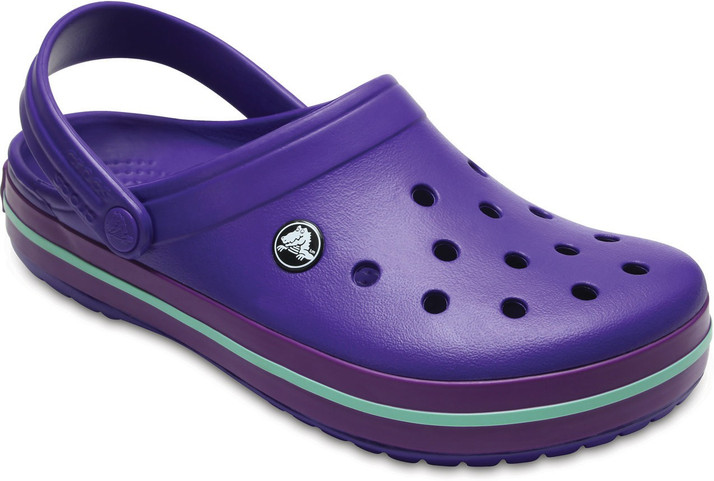 crocs purple sandals