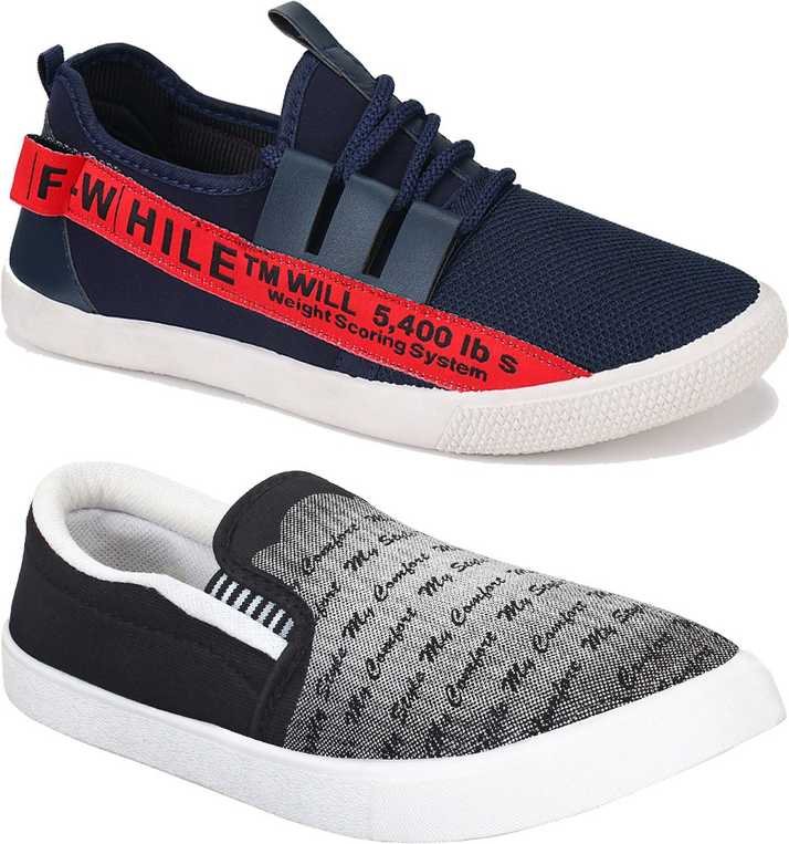 Oricum Combo Pack Of 2 Casual Sports Shoes Loafers Shoes