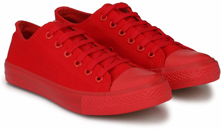 red canvas shoes online