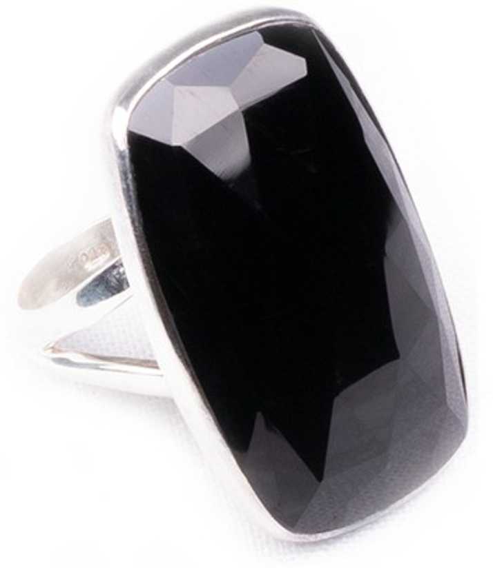Sparas Natural Black Onyx Ring Stone Onyx Silver Plated Ring Price In India Buy Sparas Natural Black Onyx Ring Stone Onyx Silver Plated Ring Online At Best Prices In India