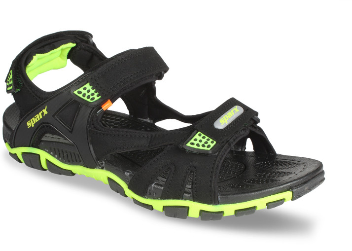 sparx green sandals
