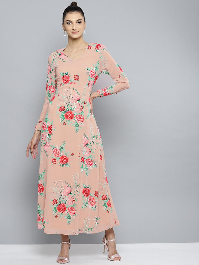 flipkart floral dresses