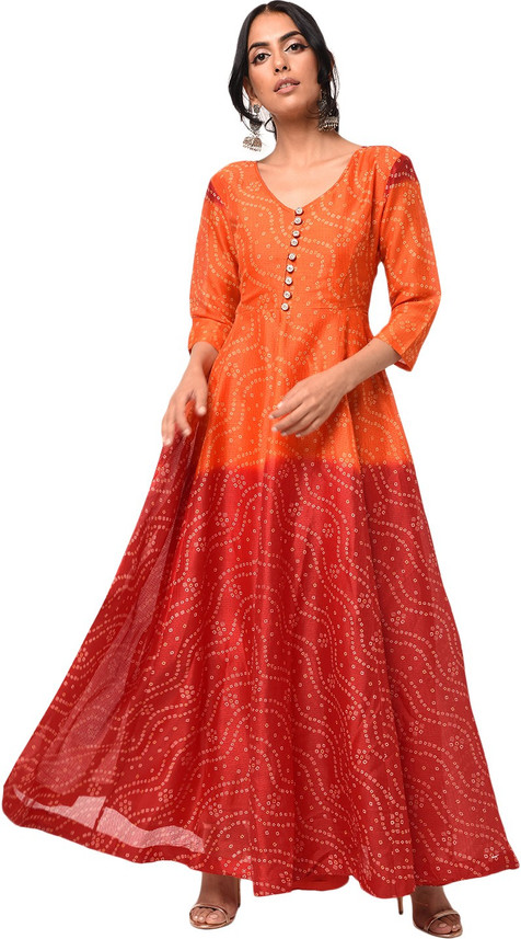 bandhani anarkalis online