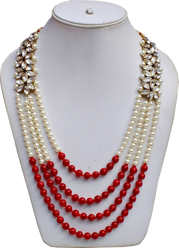 pearl gold jewellery designs with price