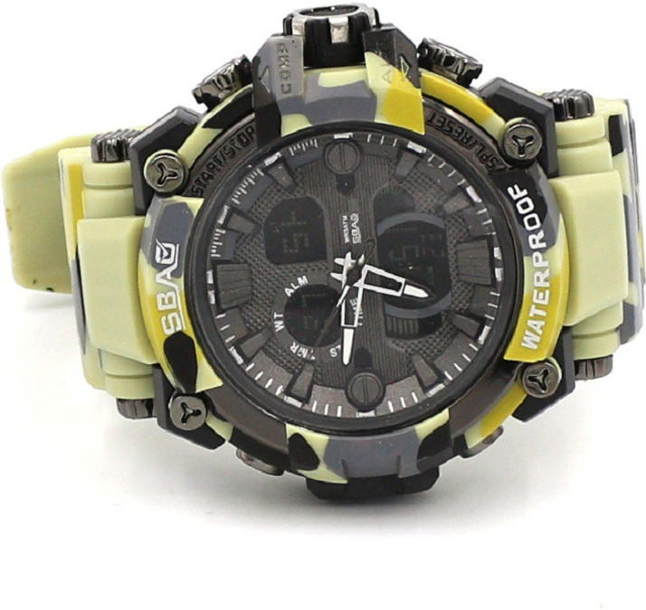 timewear military series analogue digital black