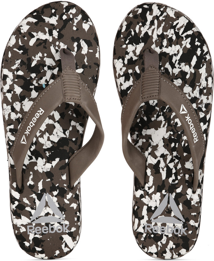 reebok white flip flops