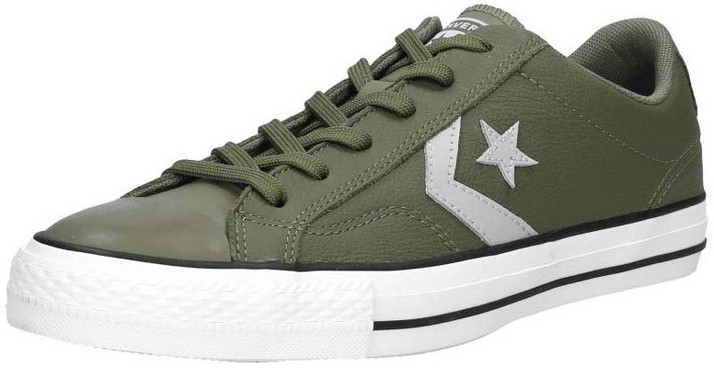 converse olive solid canvas