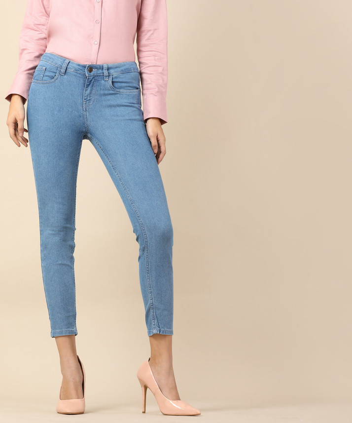 Herway Skinny Women Light Blue Jeans 